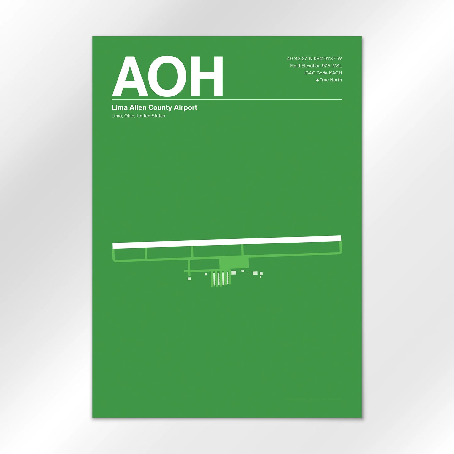 AOH Airport Diagram