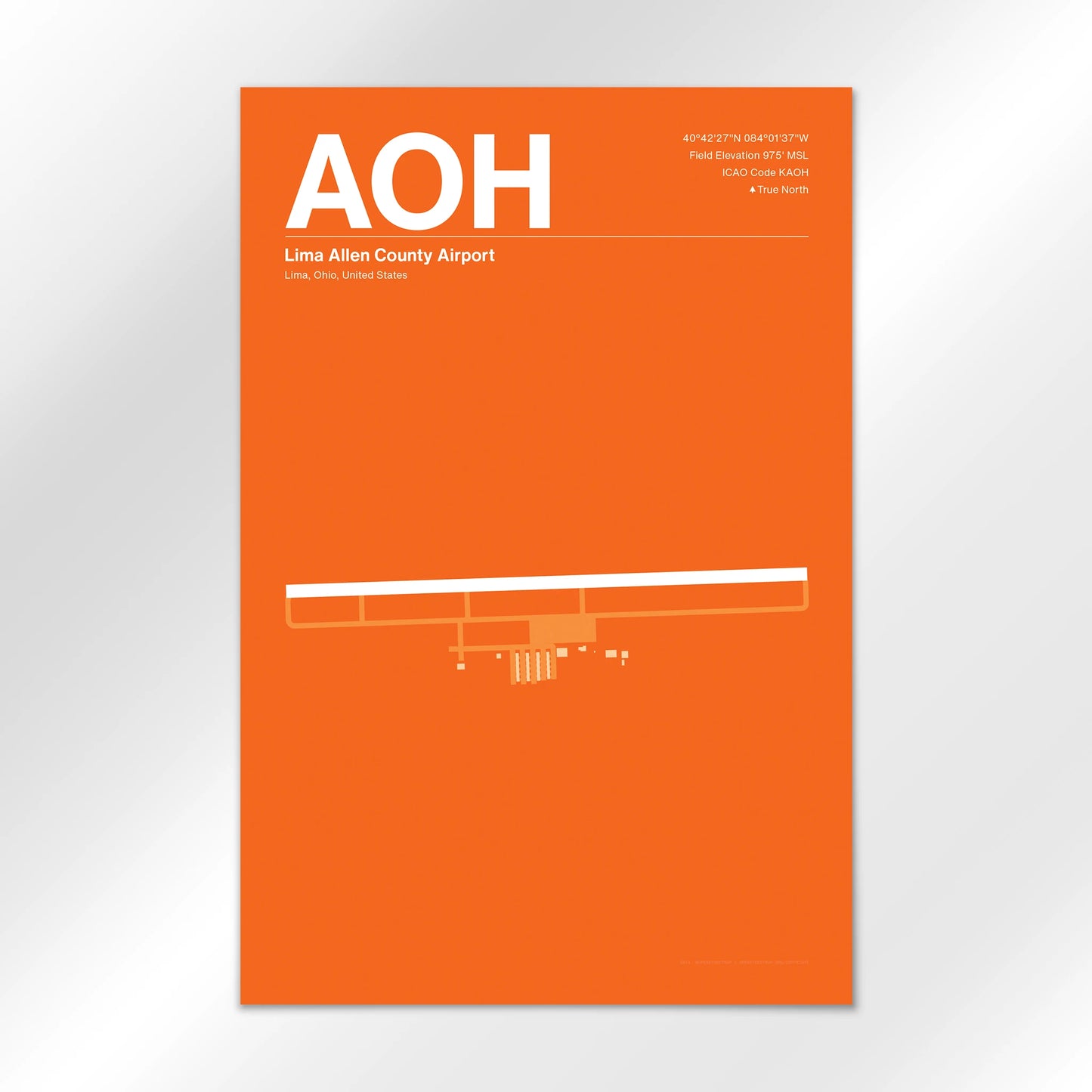 AOH Airport Diagram