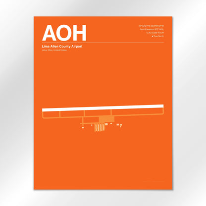 AOH Airport Diagram