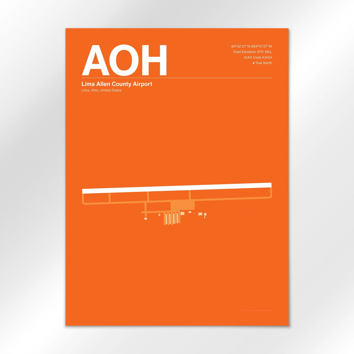 AOH Airport Diagram