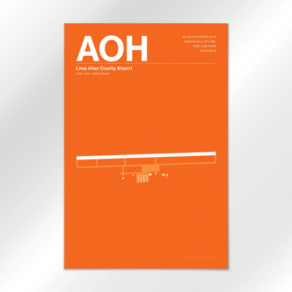 AOH Airport Diagram