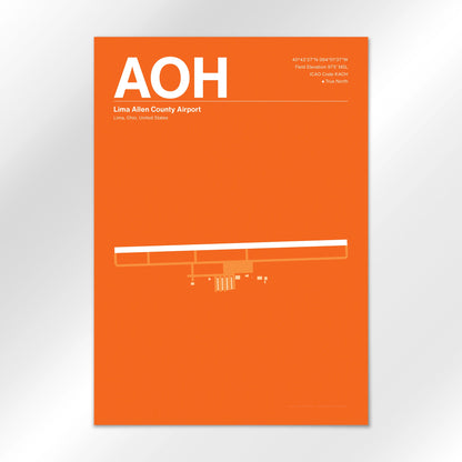 AOH Airport Diagram