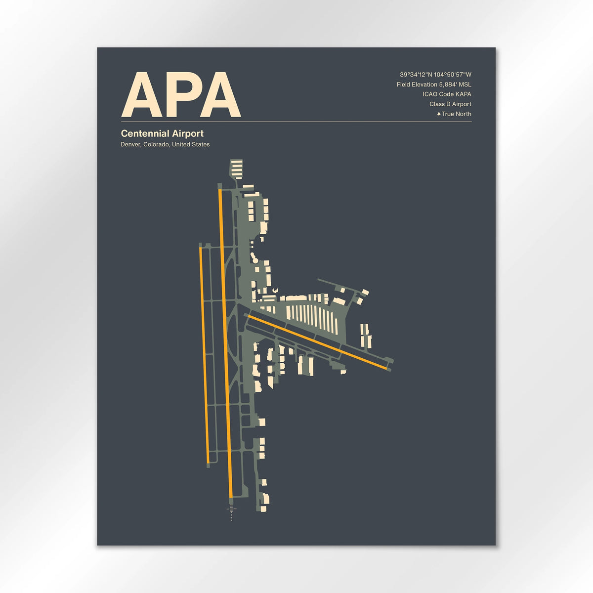 APA Airport Diagram