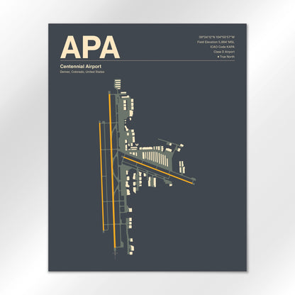 APA Airport Diagram