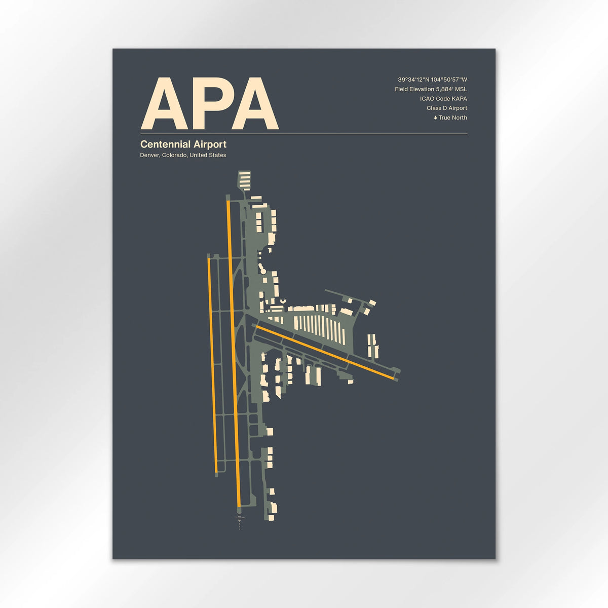 APA Airport Diagram