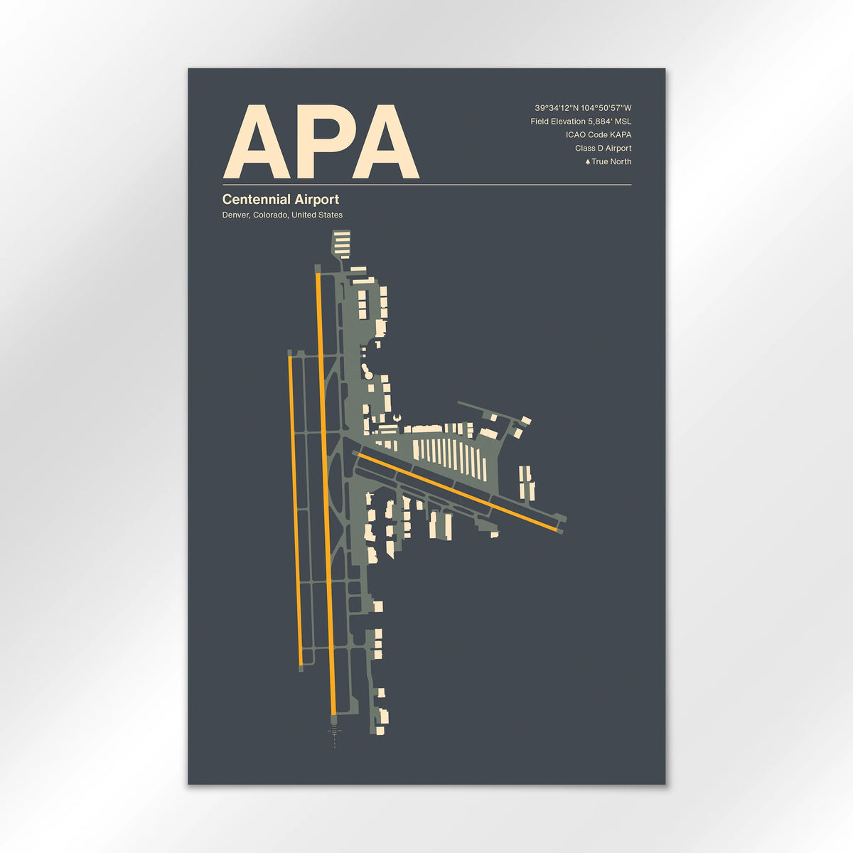 APA Airport Diagram