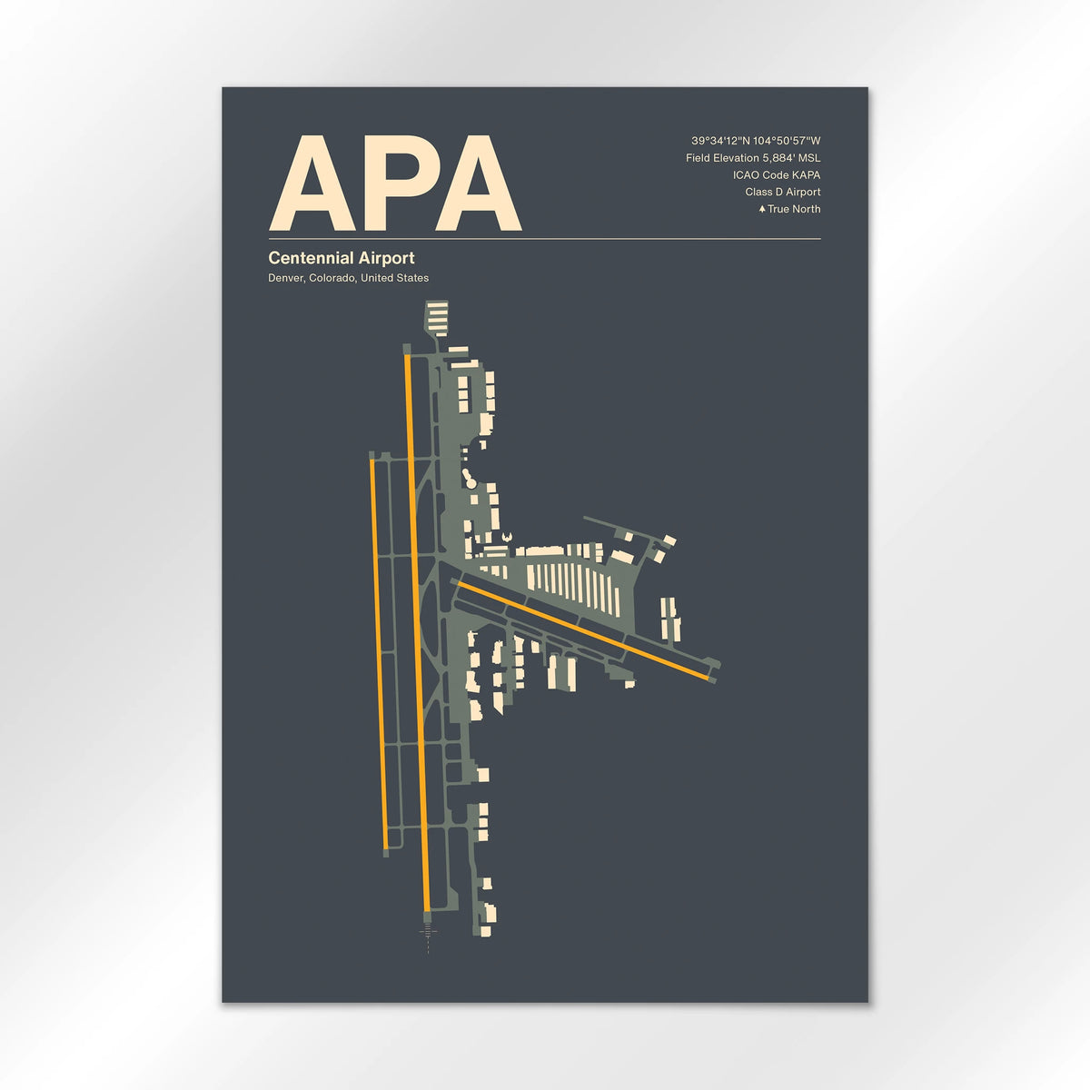 APA Airport Diagram