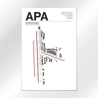 APA Airport Diagram
