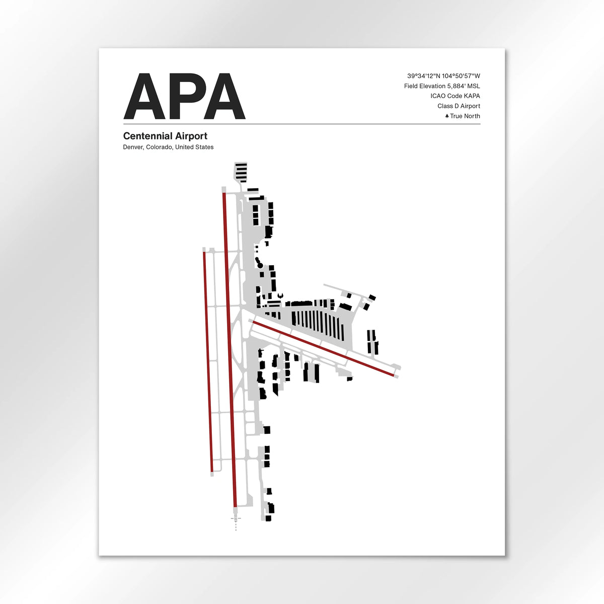 APA Airport Diagram