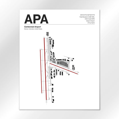 APA Airport Diagram