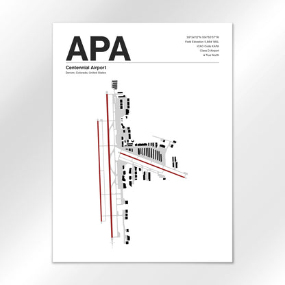 APA Airport Diagram
