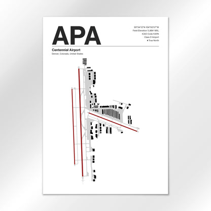 APA Airport Diagram