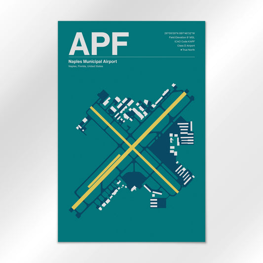 APF | Naples - Mid - Century Moss - 12×18" - No Frame