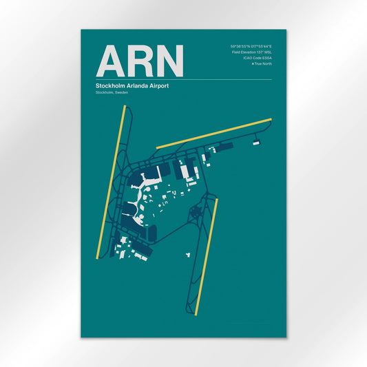 ARN | Stockholm - Mid - Century Moss - 12×18" - No Frame