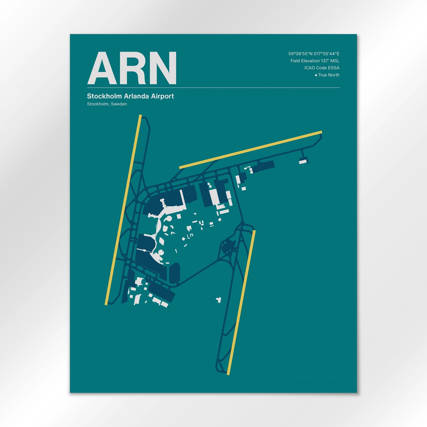 ARN | Stockholm - Mid - Century Moss - 16×20" - No Frame