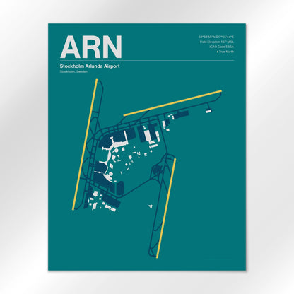 ARN | Stockholm - Mid - Century Moss - 16×20" - No Frame