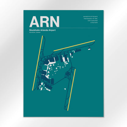 ARN | Stockholm - Mid - Century Moss - 18×24" - No Frame