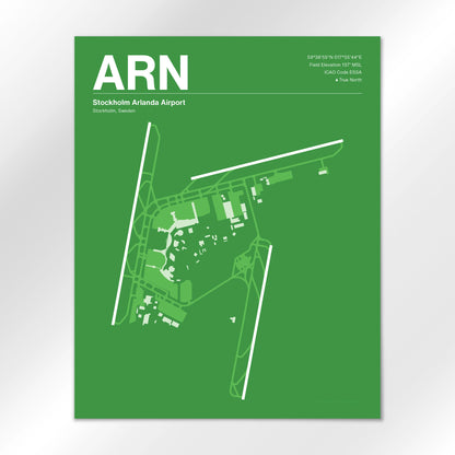 ARN | Stockholm - Overland Green - 16×20" - No Frame
