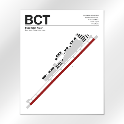 BCT Airport Diagram