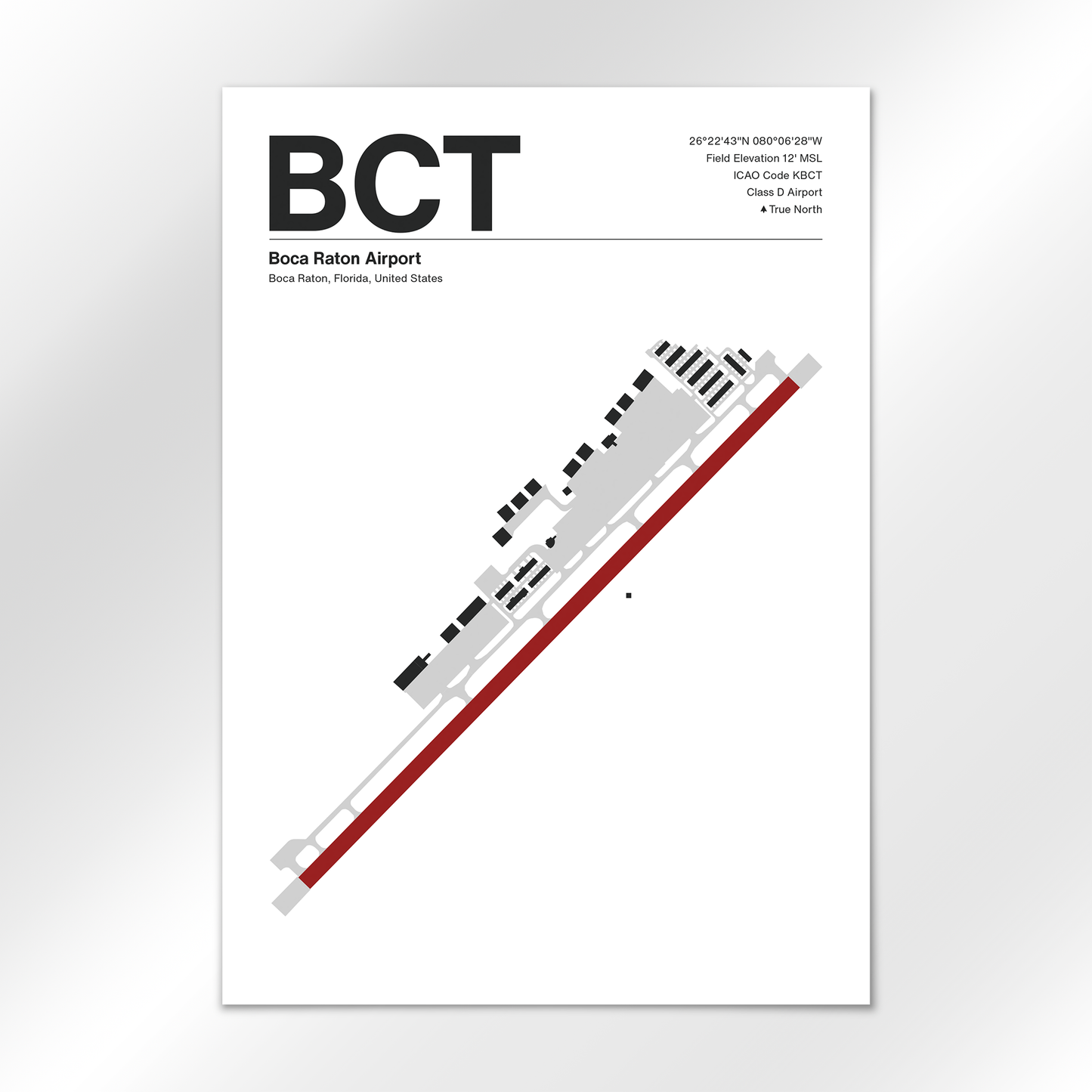 BCT Airport Diagram