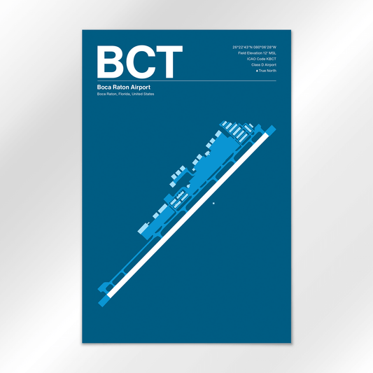 BCT | Boca Raton - Skyline Blue - 12×18" - No Frame