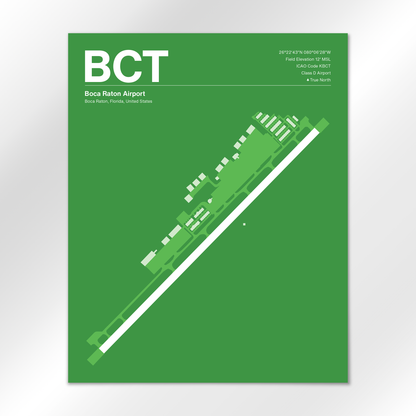 BCT Airport Diagram