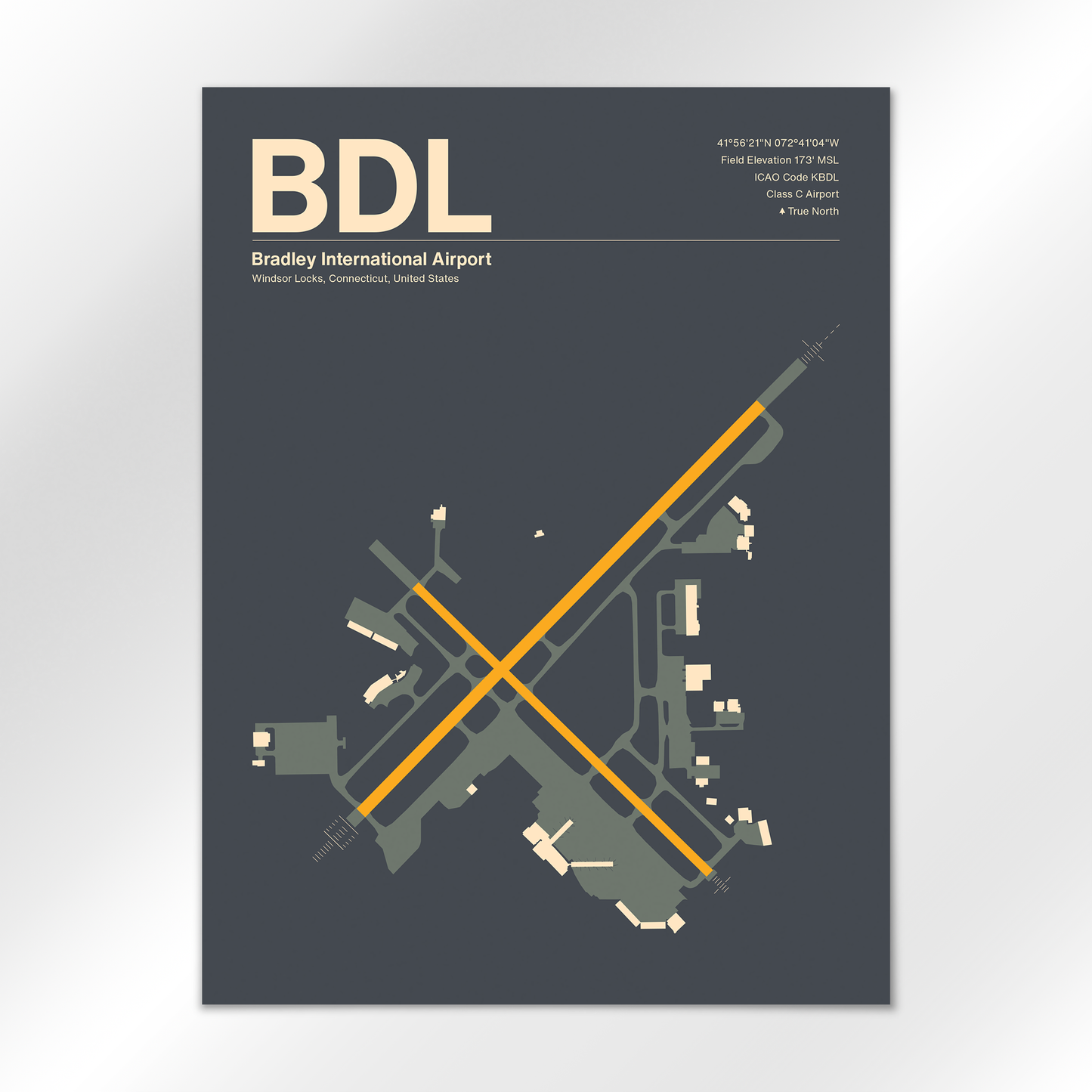 BDL Airport Diagram