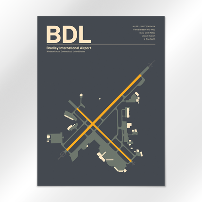 BDL Airport Diagram