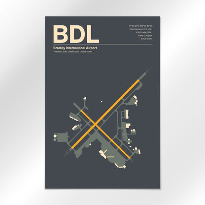 BDL Airport Diagram