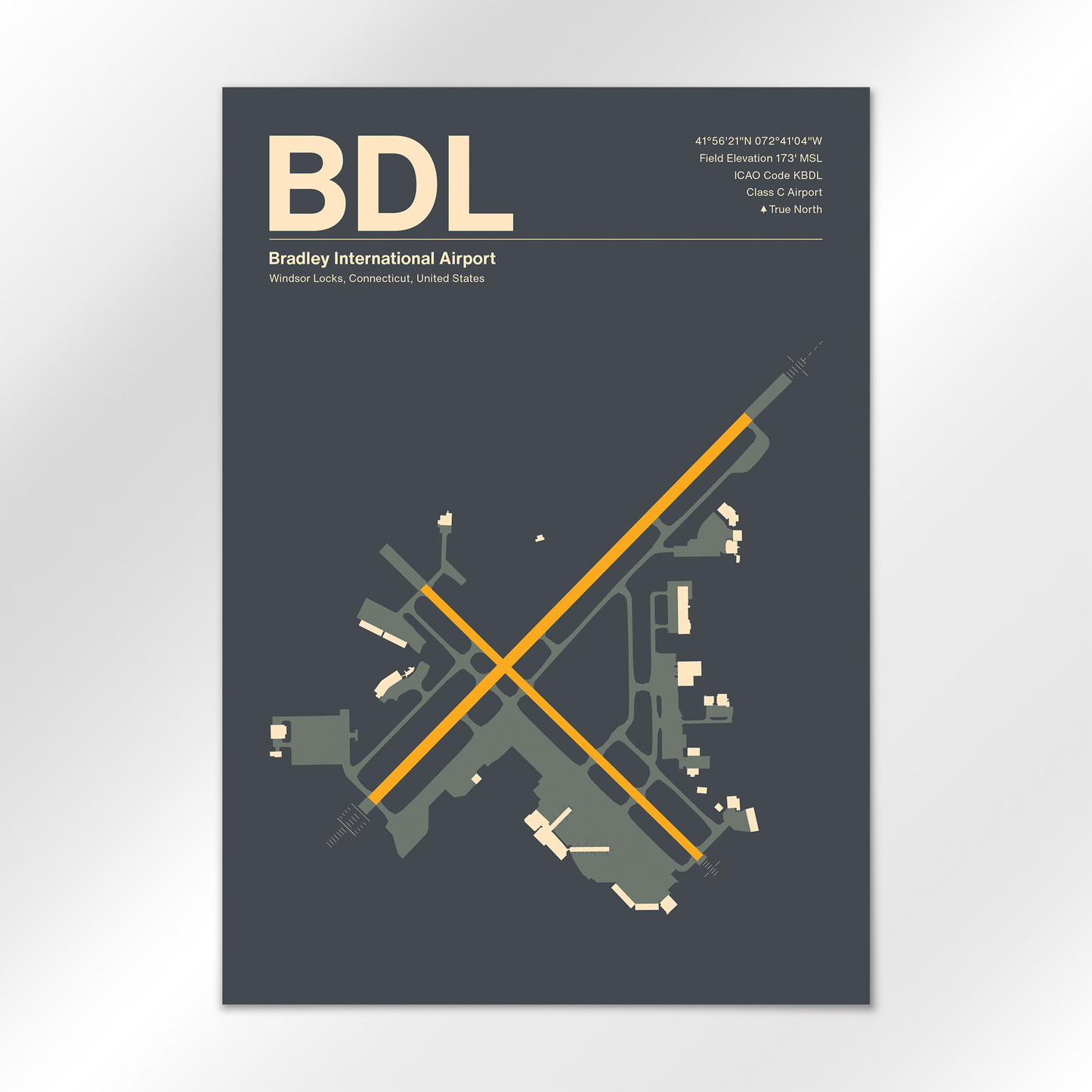 BDL Airport Diagram