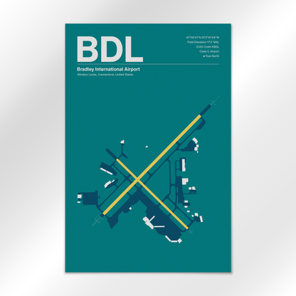 BDL Airport Diagram