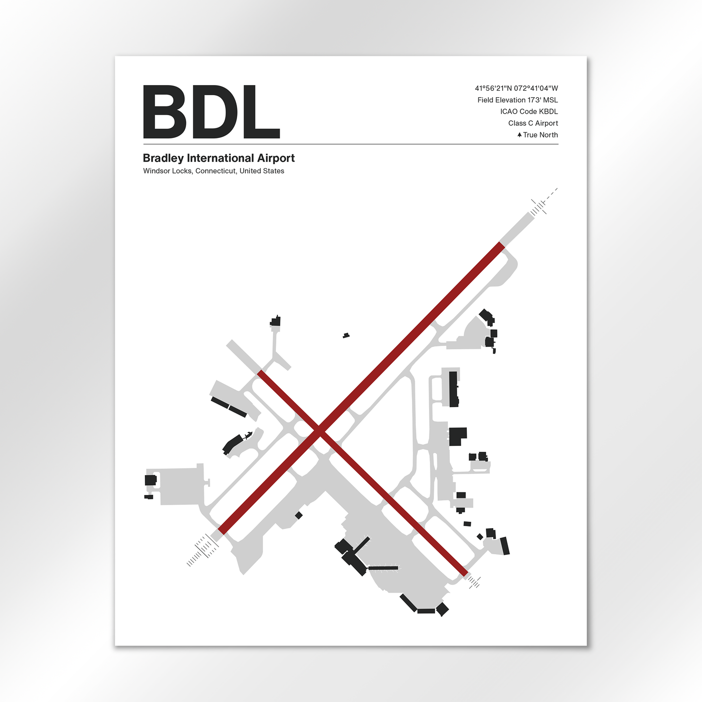 BDL Airport Diagram