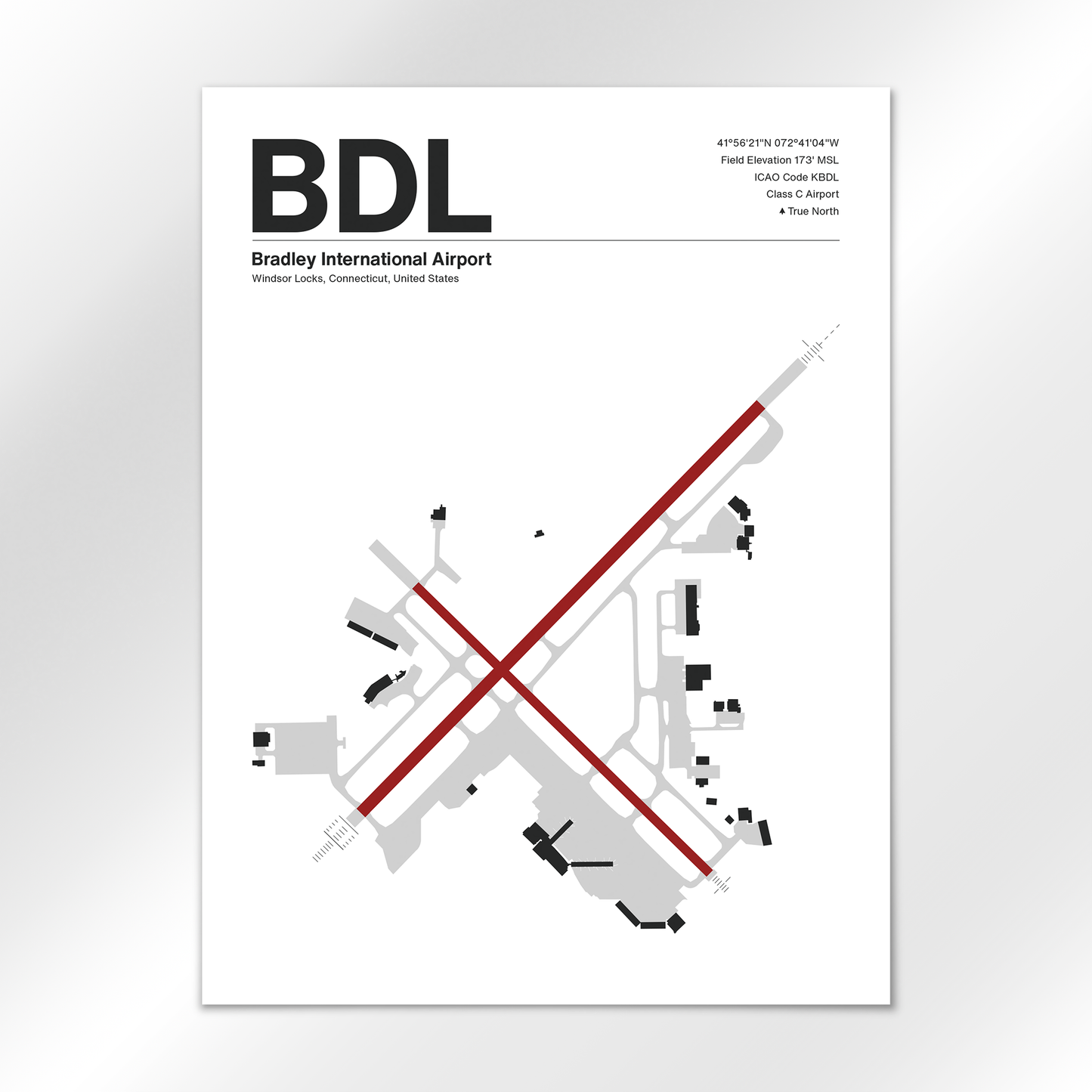 BDL Airport Diagram