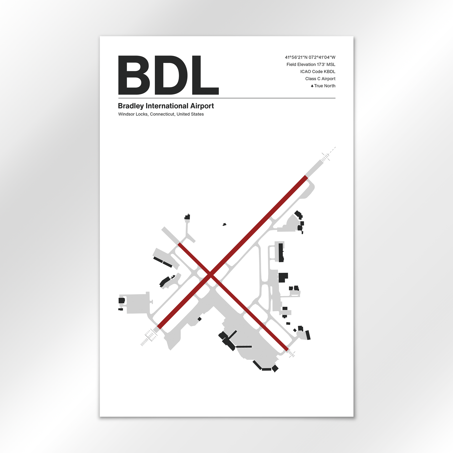 BDL Airport Diagram