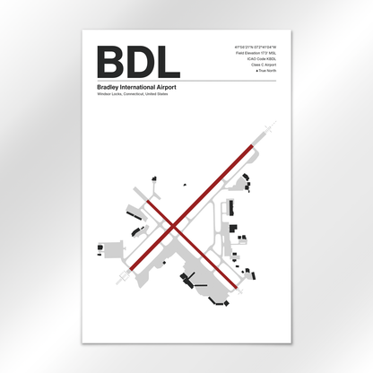 BDL Airport Diagram