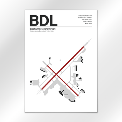 BDL Airport Diagram