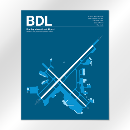BDL Airport Diagram