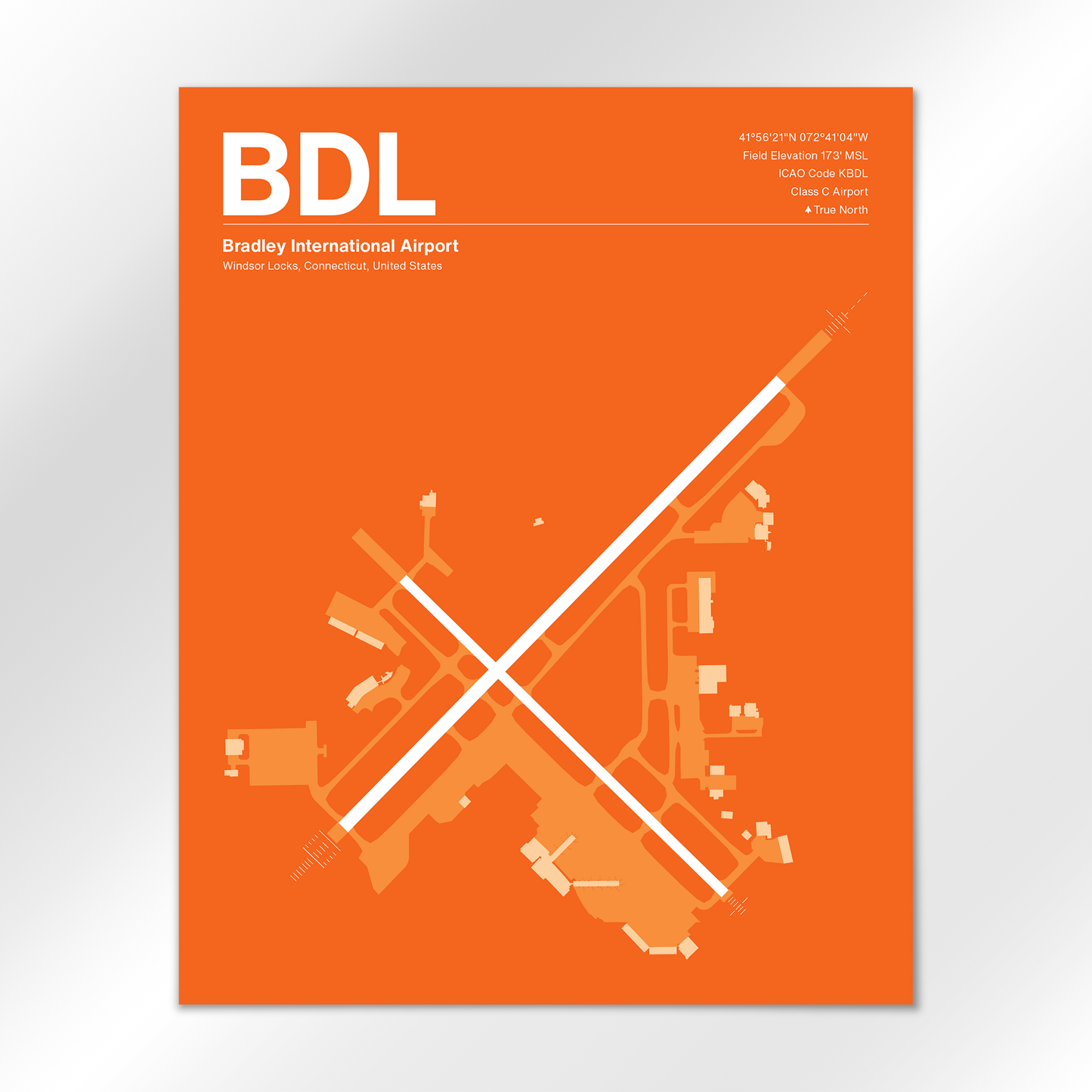 BDL Airport Diagram