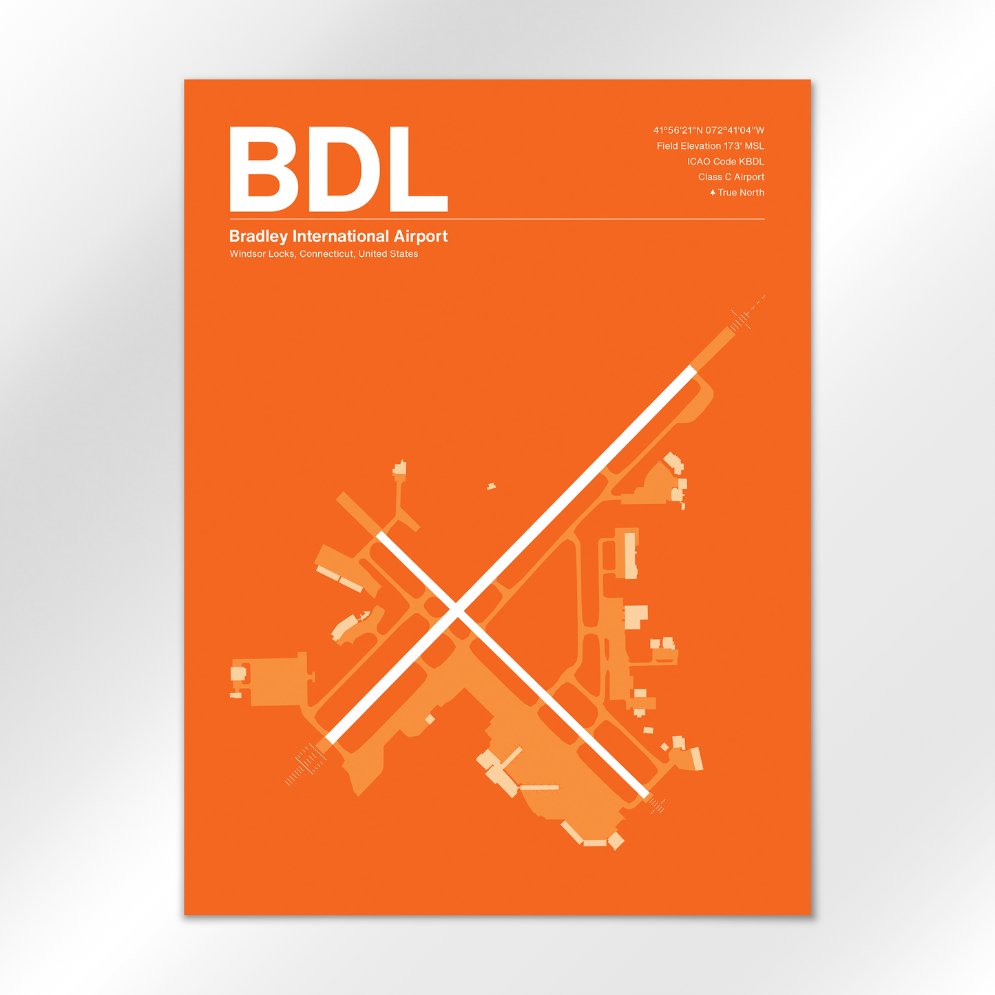 BDL Airport Diagram