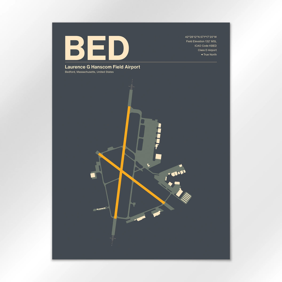 BED Airport Diagram