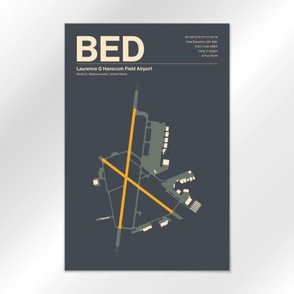 BED Airport Diagram