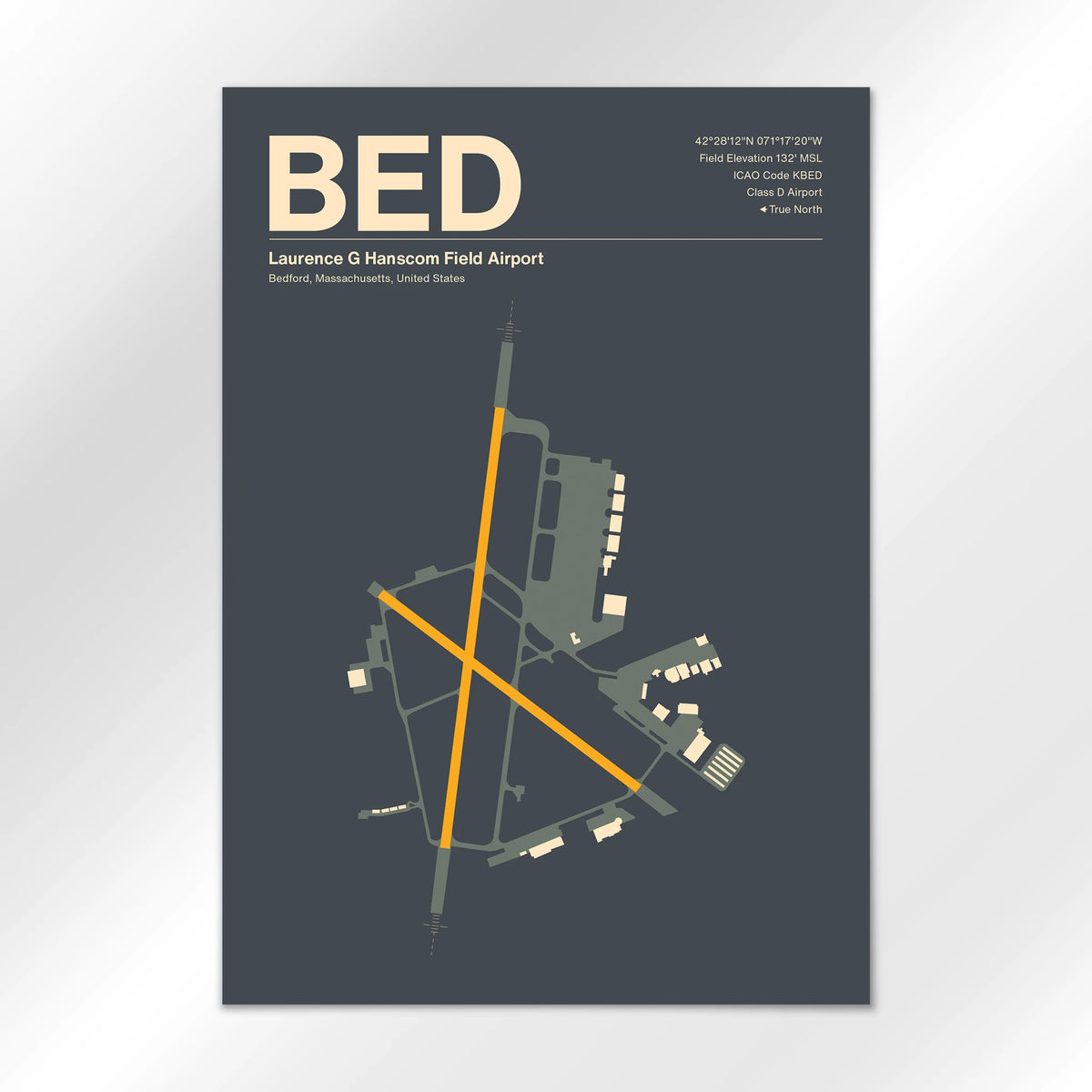 BED Airport Diagram