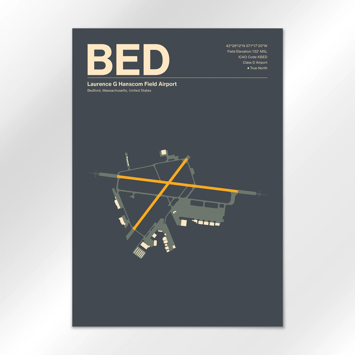 BED Airport Diagram