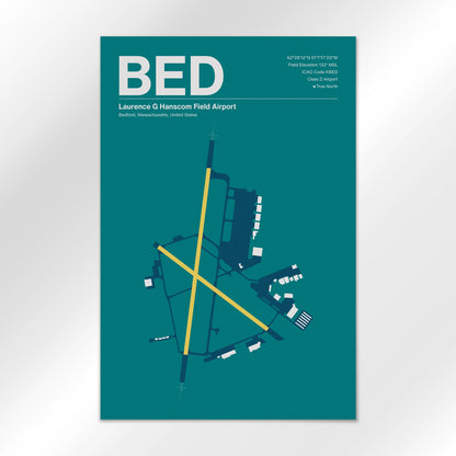BED Airport Diagram