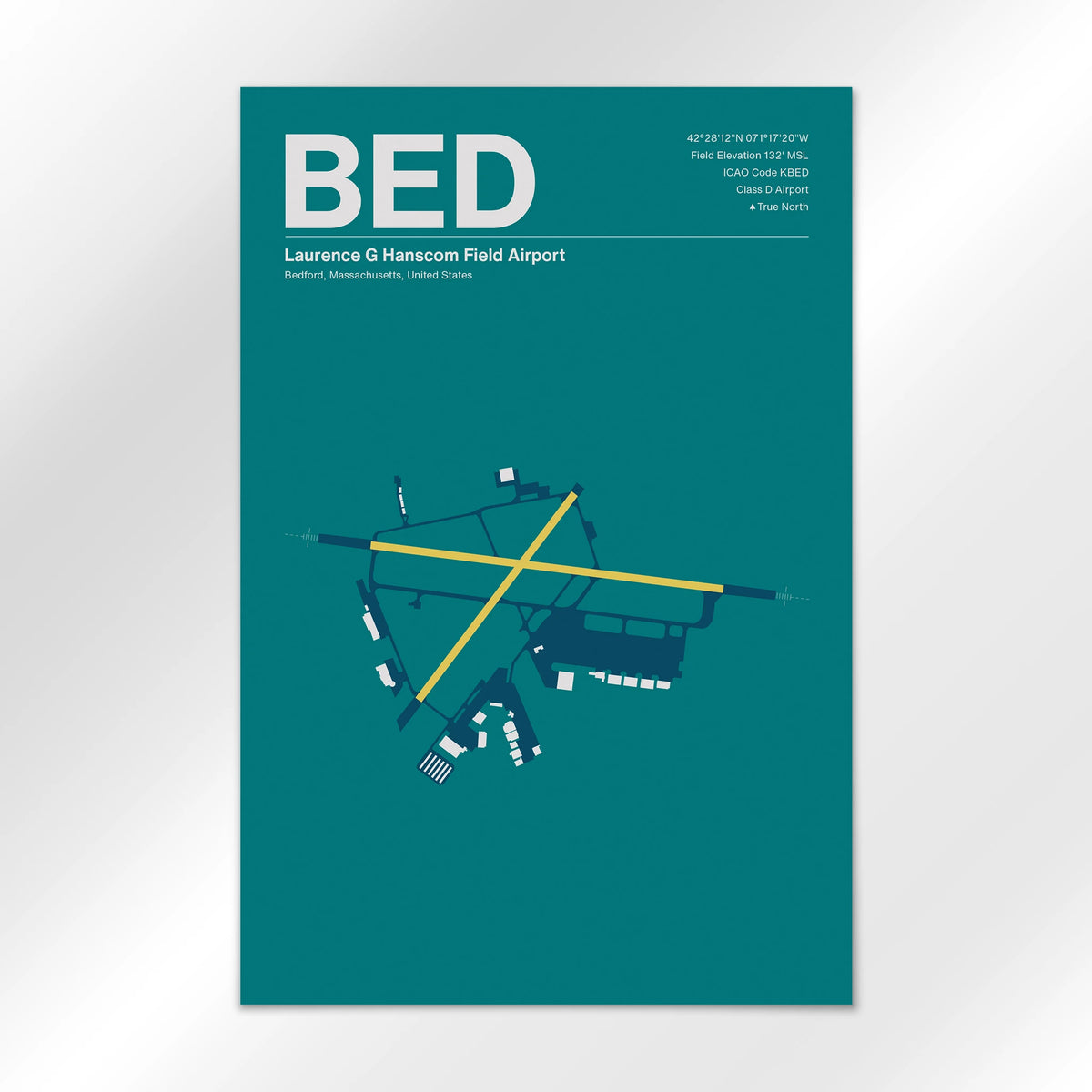 BED Airport Diagram