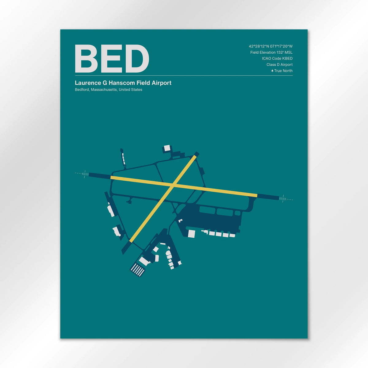 BED Airport Diagram