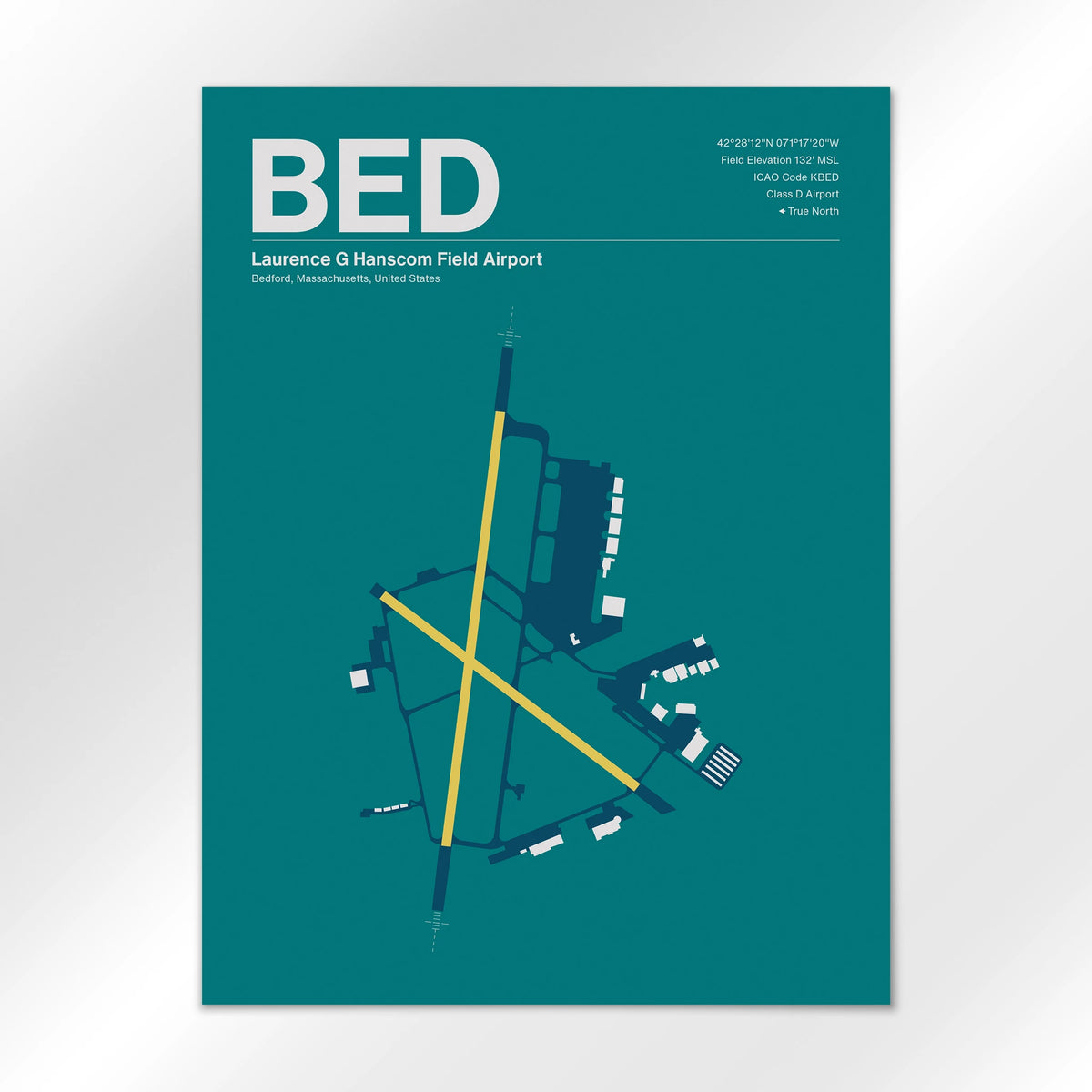 BED Airport Diagram