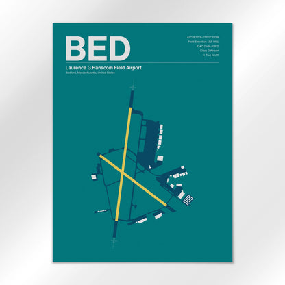 BED Airport Diagram