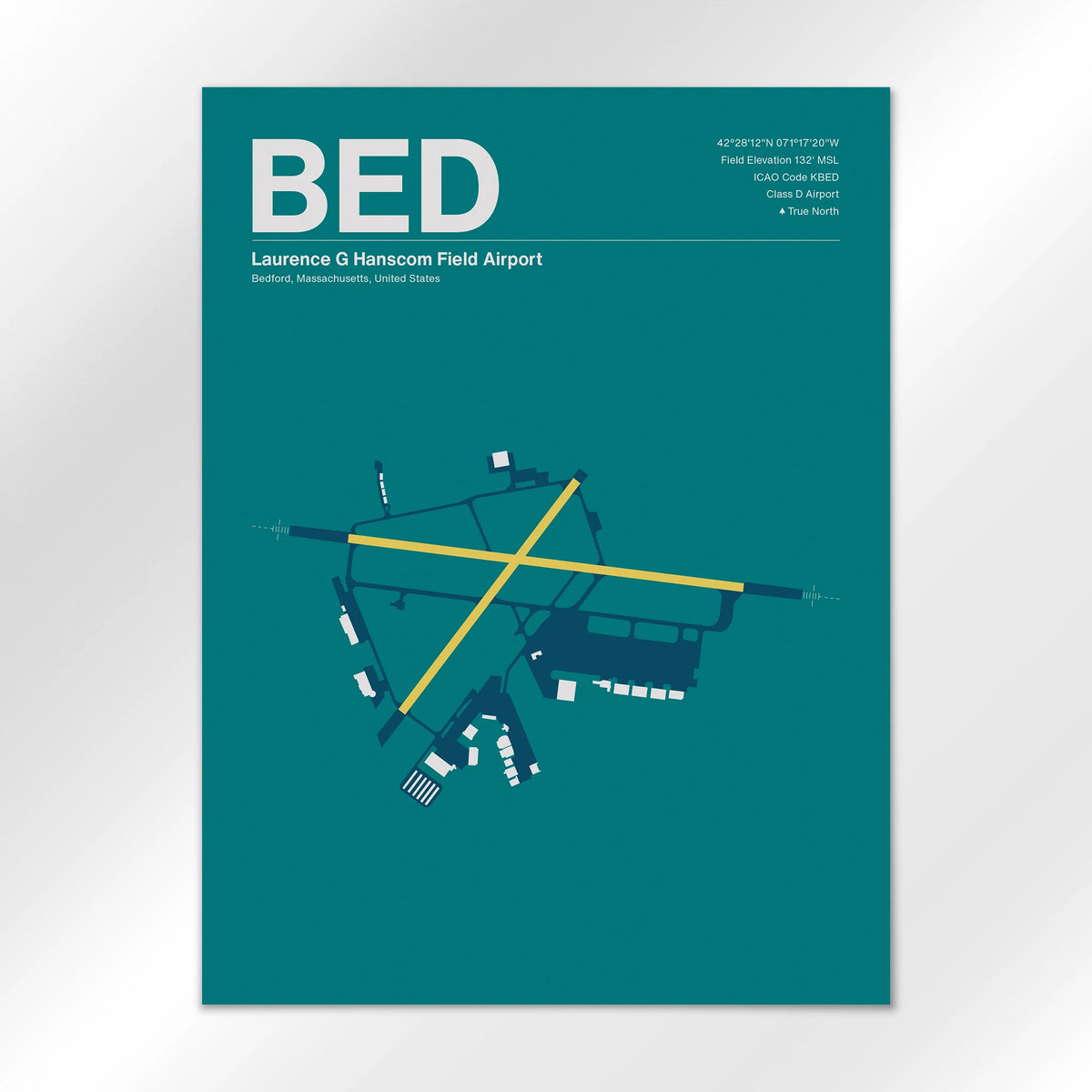 BED Airport Diagram