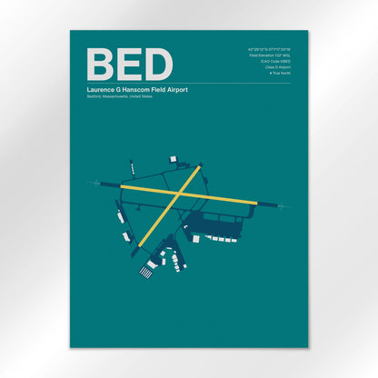 BED Airport Diagram